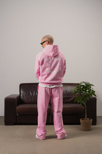 Pink Logo Sweatpants | Stylish & Comfortable