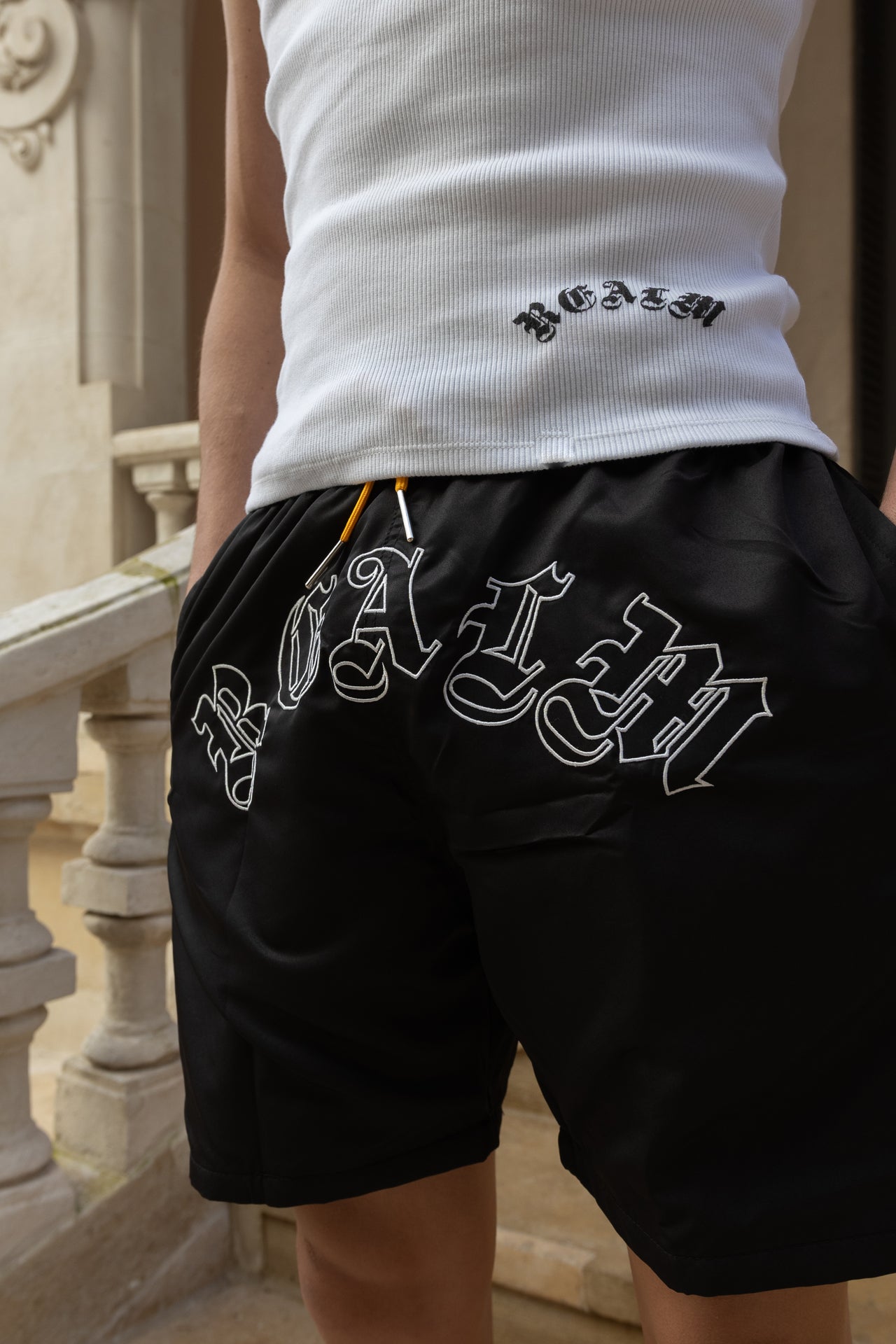 "SERVICE" Swimming Shorts