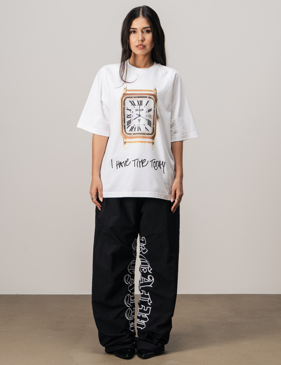 "CLOCK" T-Shirt + "REALM" WINDBREAKER (TRACKPANTS)