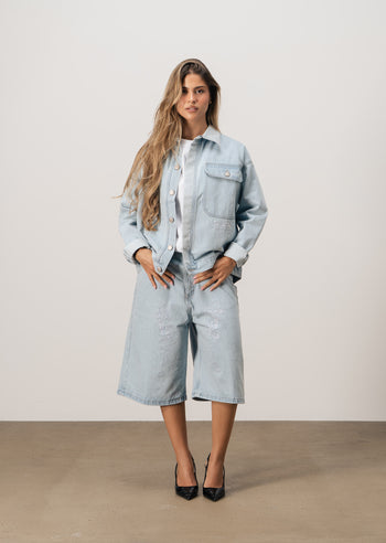 DENIM SHORTS