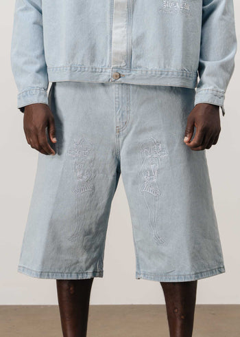 DENIM SHORTS