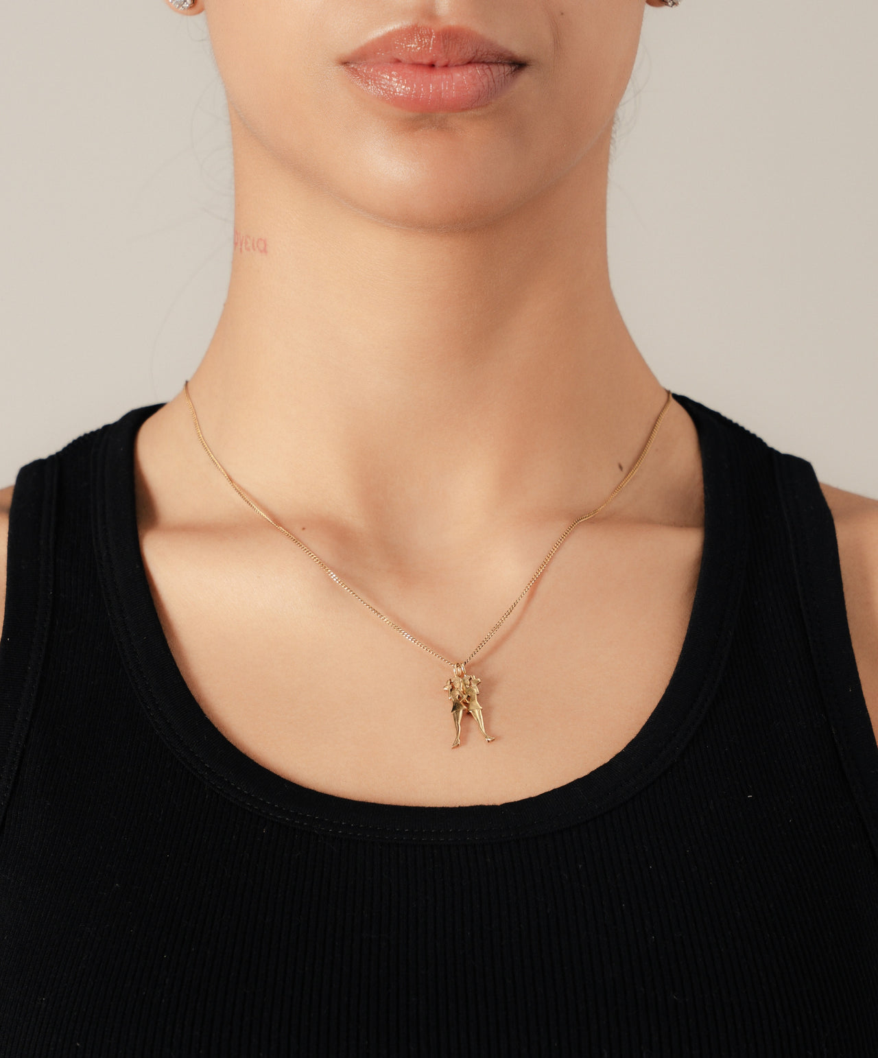 "WAITRESSES" Gold-Plated Necklace