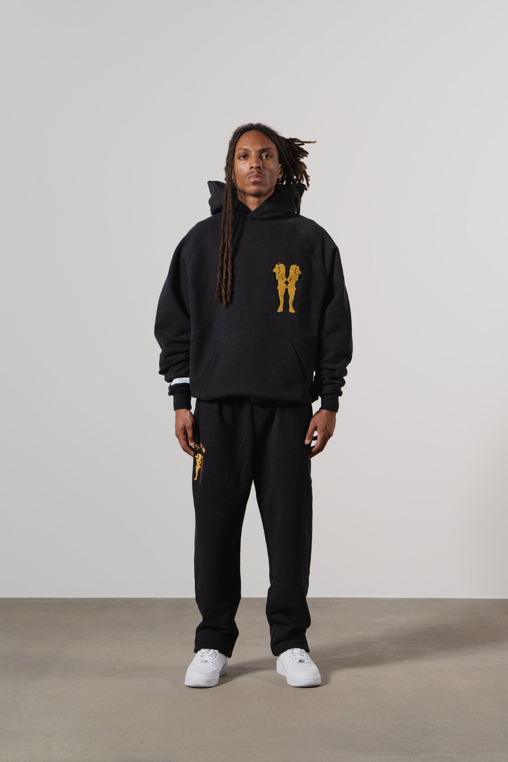 Member" Black Tracksuit Hoodie | Realm Opo