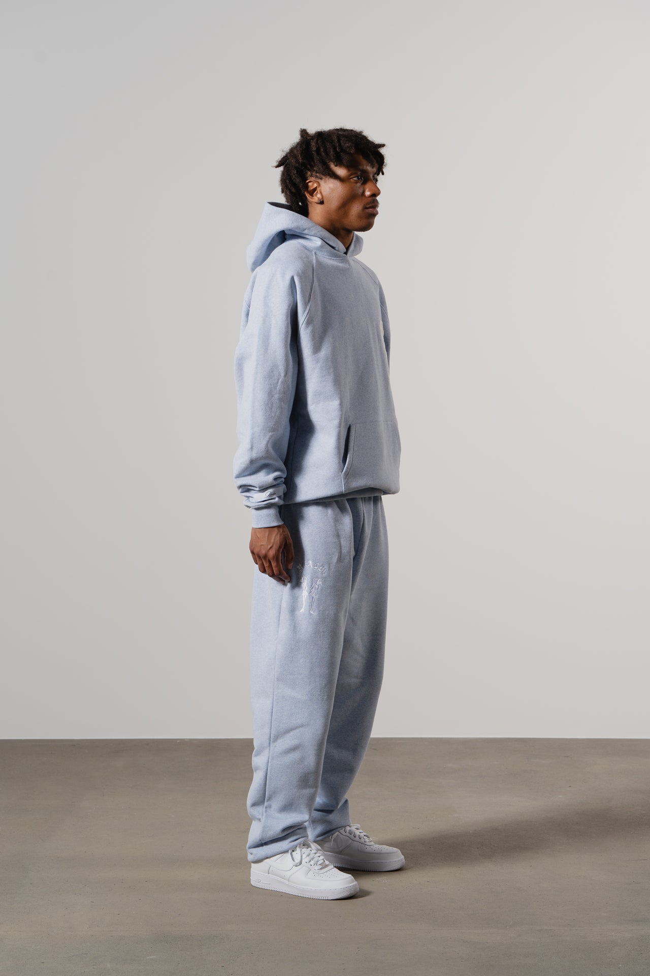 Member" Blue Tracksuit Hoodie | Realm Opo