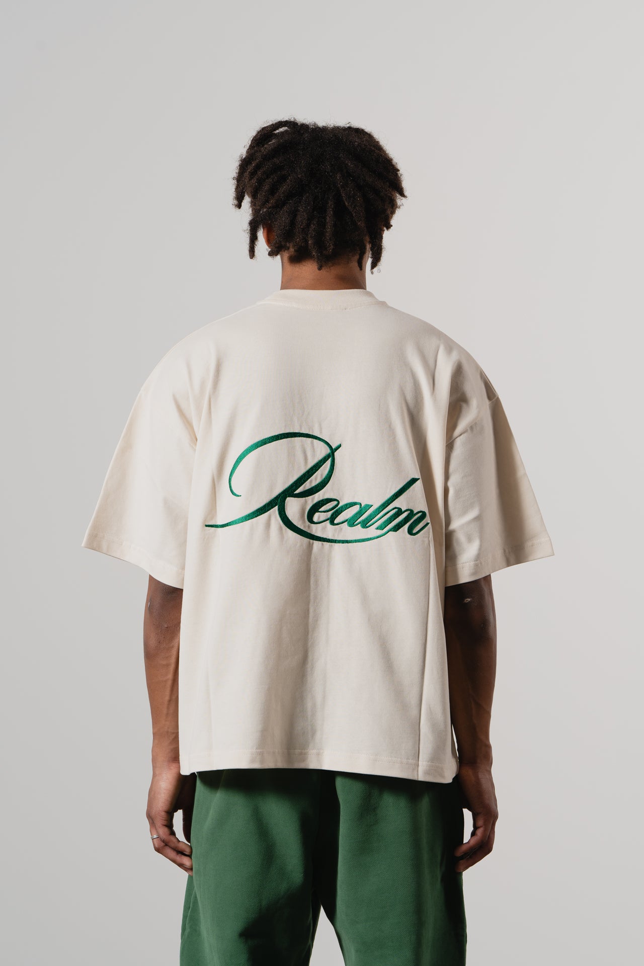 Realm" T-shirt (Cream) | Stylish Casual Wear