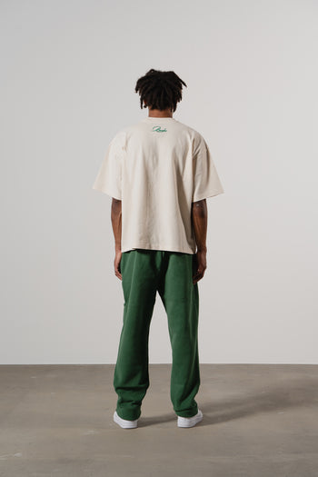 Member" Green Tracksuit Trousers | Realm Opo