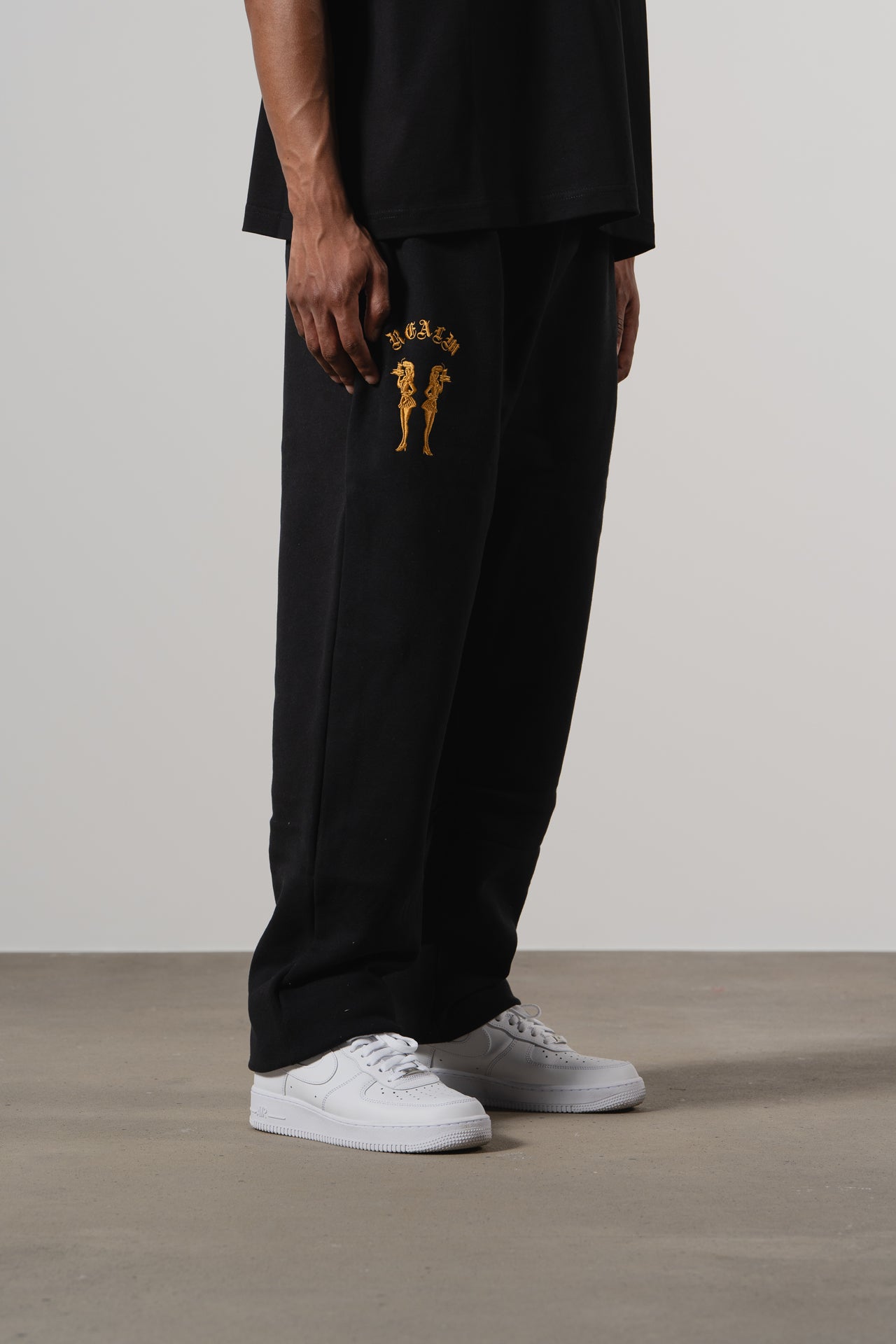 Member" Black Tracksuit Trousers | Stylish & Comfortable