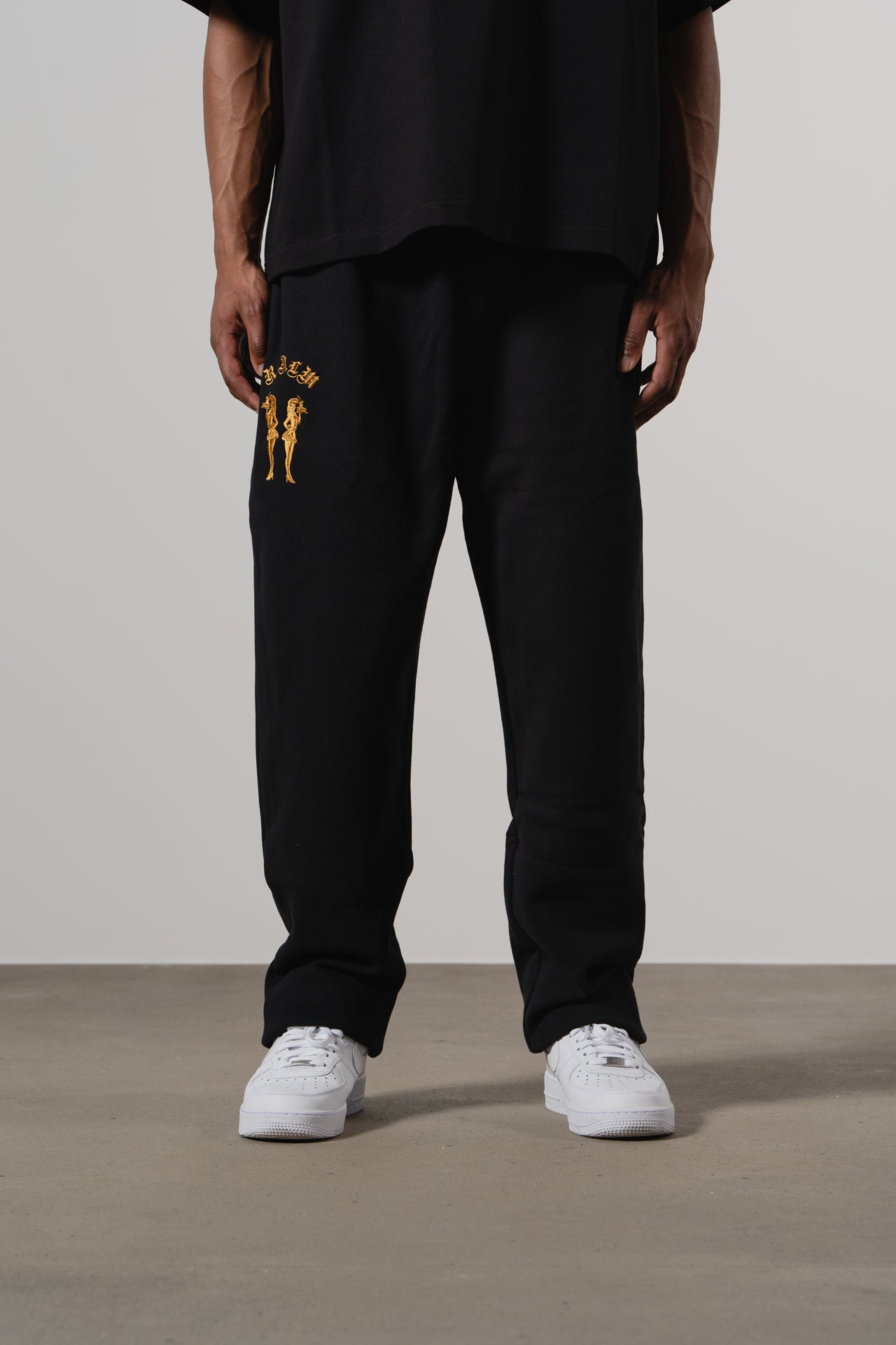 Member" Black Tracksuit Trousers | Stylish & Comfortable