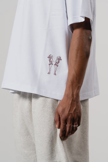 Realm White T-Shirt | Stylish Streetwear for Men