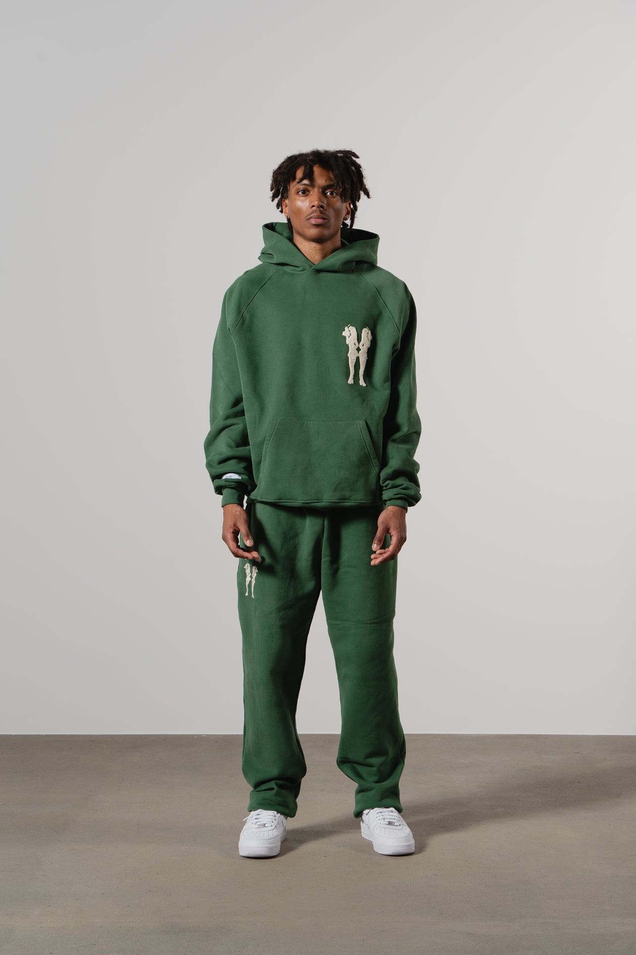 Member" Green Tracksuit Hoodie | Realm Opo