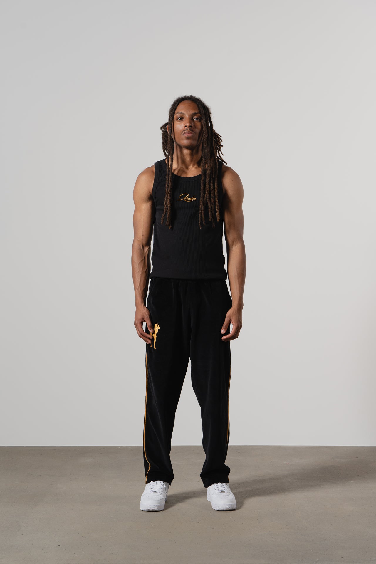 Realm Tank Top (Black) | Stylish & Comfortable