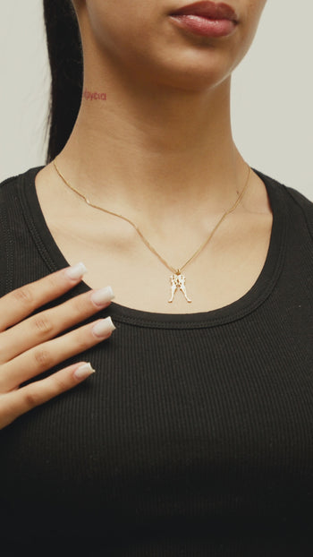 "WAITRESSES" Gold-Plated Necklace